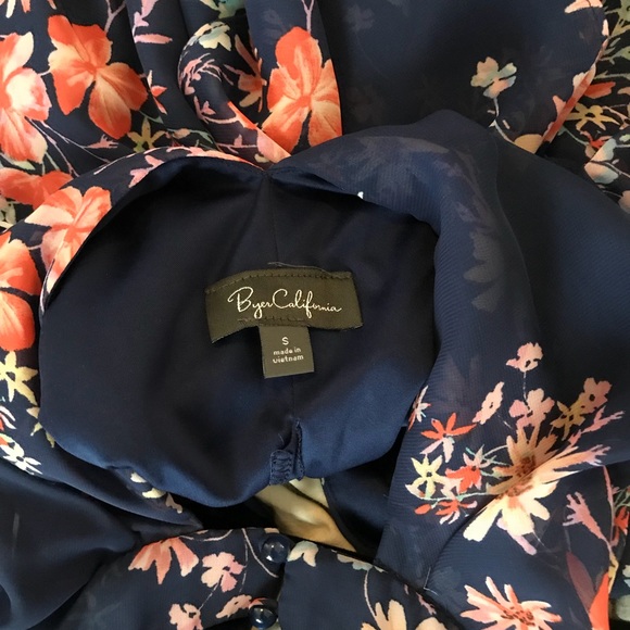 Floral spring dress. Size S - Picture 4 of 6